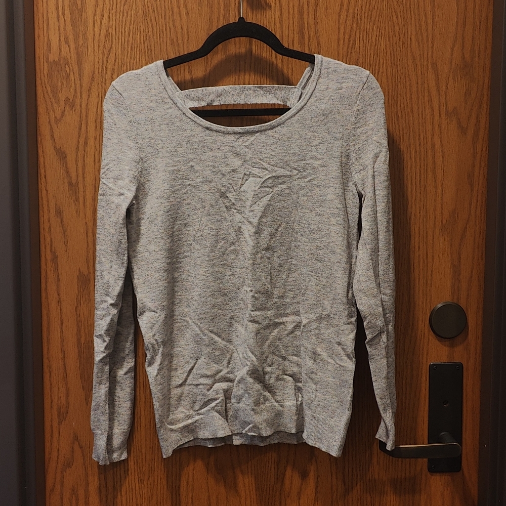 Love Ellie Aleah Open Back Pullover Sweater